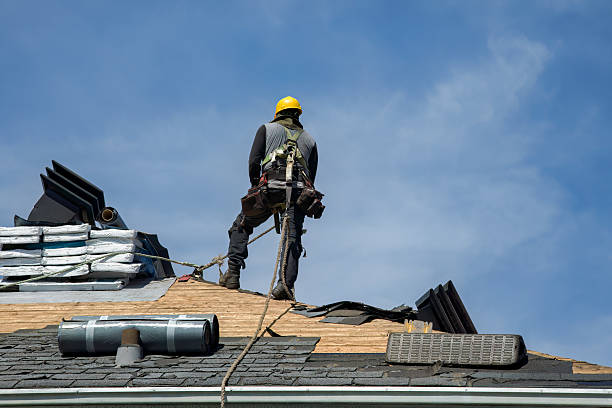 Professional Roof Replacement technician working in Cogswell, ND